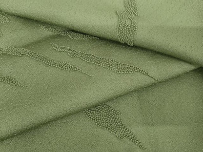 平和屋着物●無地絵羽訪問着　中国三大刺繍　相良刺繍　霞文　草色地　正絹　逸品　未使用　AABG0363cs