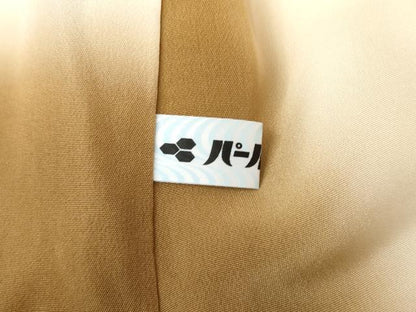 平和屋着物●白山紬　笹竹文　証紙付き　正絹　逸品　未使用　AABG0368cs