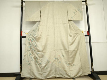 平和屋着物●訪問着 萩 正絹 逸品 AABG0378cs