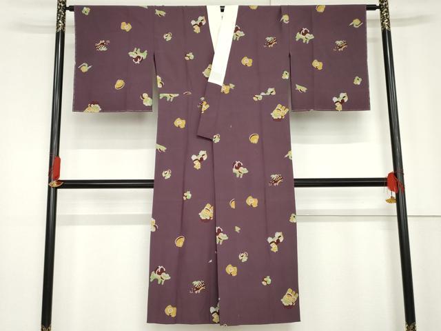 平和屋着物●長襦袢　無双仕立て　十二支　正絹　逸品　未使用　AABG0385cs