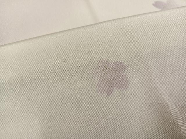平和屋着物●長襦袢　無双仕立て　桜芝文　暈し染め　正絹　逸品　AABG0401ph