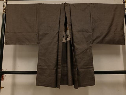 平和屋着物●男性　本場大島紬　アンサンブル　100亀甲　総詰め　正絹　逸品　未使用　AABG0406ph
