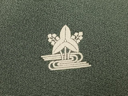 平和屋着物●豪華色留袖 駒刺繍 鳳凰吉祥更紗 金彩 正絹 逸品 AABG0409ph
