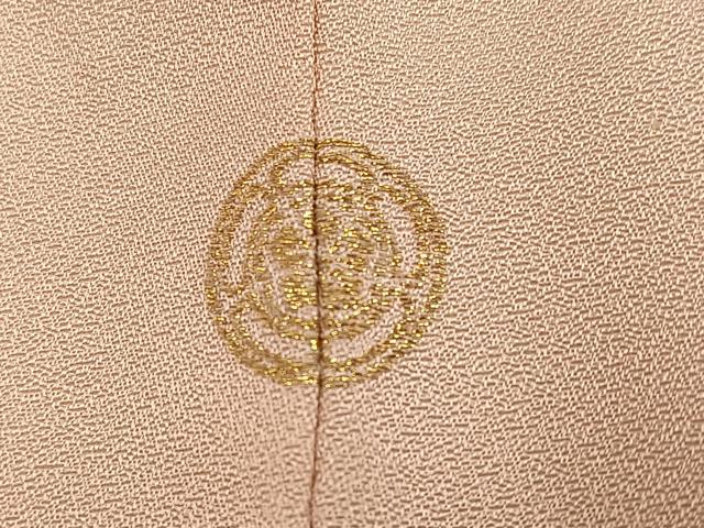 平和屋着物●訪問着 枝花文 暈し染め 金彩 正絹 逸品 AABG0412ph