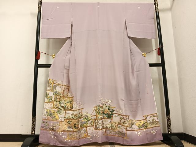 平和屋着物●豪華色留袖　作家物　世界名画撰集　日本の美　金彩　さが美扱い　正絹　逸品　AABG0424ph