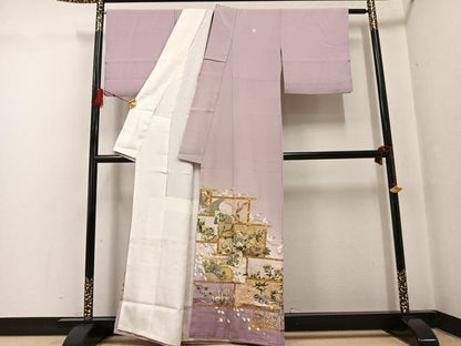 平和屋着物●豪華色留袖　作家物　世界名画撰集　日本の美　金彩　さが美扱い　正絹　逸品　AABG0424ph