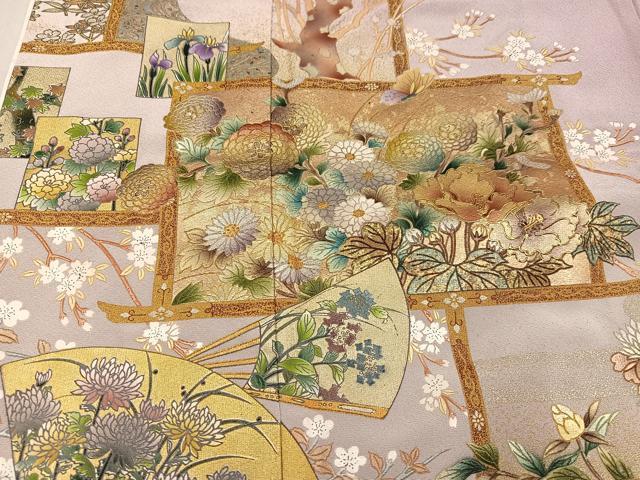 平和屋着物●豪華色留袖　作家物　世界名画撰集　日本の美　金彩　さが美扱い　正絹　逸品　AABG0424ph