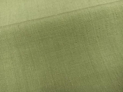 平和屋着物●本場結城紬 重要無形文化財 色無地 柳茶色 正絹 逸品 AABG0429ph