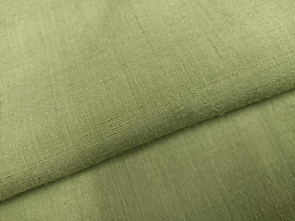 平和屋着物●本場結城紬 重要無形文化財 色無地 柳茶色 正絹 逸品 AABG0429ph