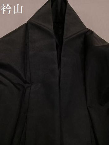 平和屋着物●男性 黒紋付 正絹 逸品 AABG0435ph