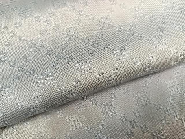 平和屋着物●花織 紬 霞文 正絹 逸品 AABG0438ph