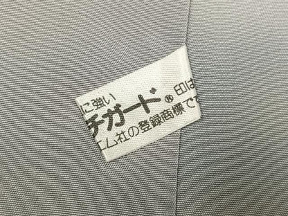 平和屋着物●花織 紬 霞文 正絹 逸品 AABG0438ph