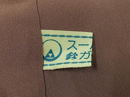 平和屋着物●上質な小紋　草花文　鈴乃屋扱い正絹　逸品　AABG0450ph