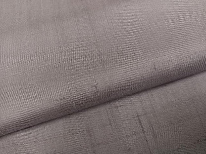 平和屋着物●上質な紬　色無地　薄柿色　正絹　逸品　未使用　AABG0459ph