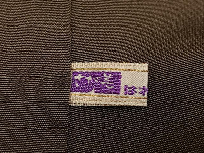 平和屋着物●訪問着　駒刺繍　黄金繭　花鳥文　金彩　正絹　逸品　AABG0462ph