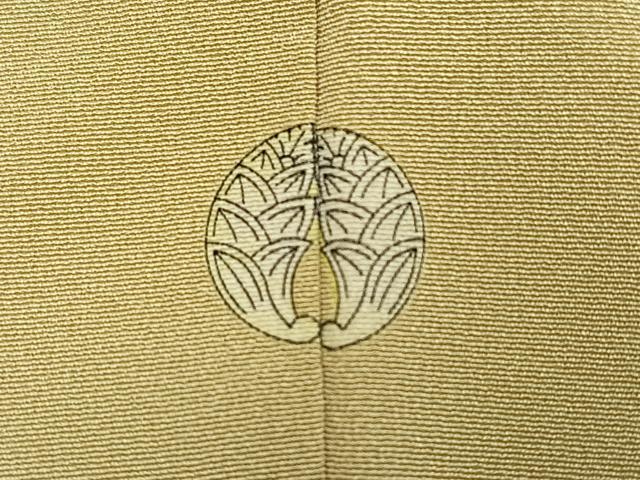 平和屋着物●豪華色留袖　作家物　駒刺繍　花鳥文　金彩　正絹　逸品　AABG0465ph