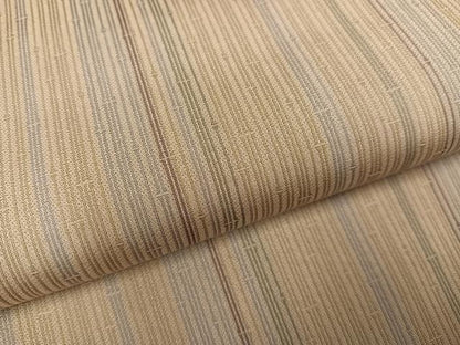 平和屋着物●お召 竹縞 正絹 逸品 AABG0477ph