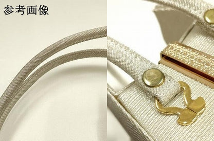 平和屋着物●和装小物　和装バッグ　ハンドバッグ　金銀糸　逸品　AABG0598ay
