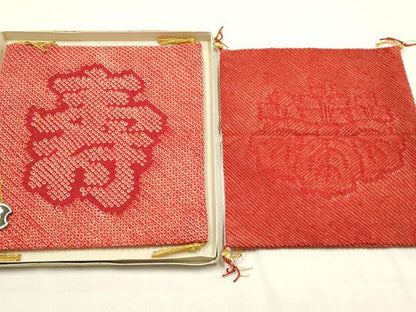 平和屋着物▼和装小物 袱紗・風呂敷まとめて10点 つづれ 白山紬 絞り 宝船 松 家紋 寿 金銀糸 逸品 未使用品あり AABG0647ay