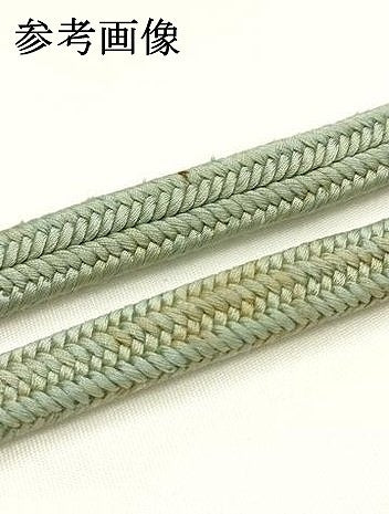 平和屋着物●極上　有職組紐道明　帯締め　冠組　水浅葱色　宮内庁御用　国立博物館御用　東京芸術大学御用 　逸品　AABG0667ay