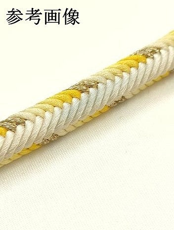 平和屋着物●極上　有職組紐道明　帯締め　奈良組　丸胡蝶　金糸　宮内庁御用　国立博物館御用　東京芸術大学御用 　逸品　AABG0681ay