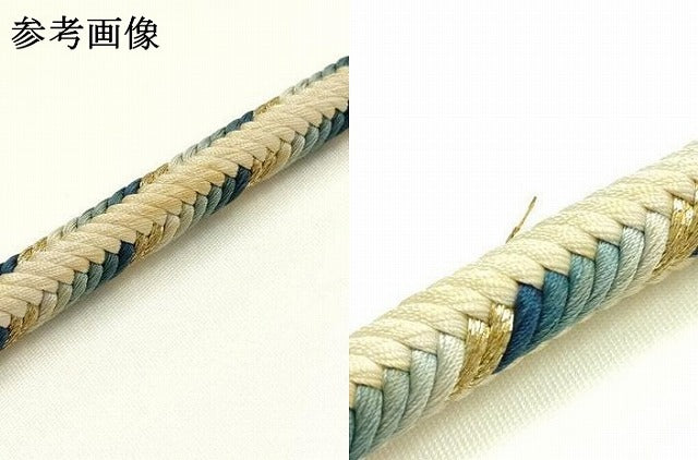 平和屋着物●極上　有職組紐道明　帯締め　奈良組　丸胡蝶　金糸　宮内庁御用　国立博物館御用　東京芸術大学御用 　逸品　AABG0687ay