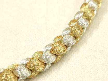 平和屋着物●和装小物　和装バッグ・草履セット　伊と忠　つづれ　ハンドバッグ　2way　金銀糸　逸品　AABG0716ay