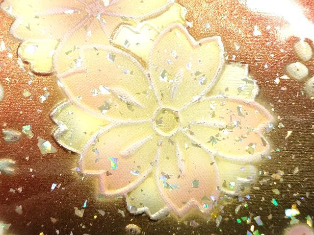 平和屋着物▼和装小物　和装バッグ　振袖用　ハンドバッグ　花柄　暈し　逸品　AABG0729ay