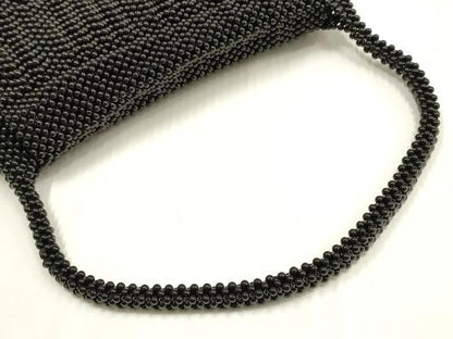 平和屋着物●和装小物　和装バッグ　黒珊瑚　ブラックコーラル　ハンドバッグ　鑑別書付き　逸品　AABG0741ay