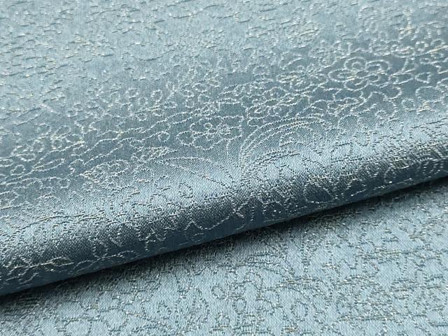 平和屋着物●久保田一竹　幻の辻が花　小紋　反物　着尺　金通し地　正絹　逸品　未使用　AABG0762ay