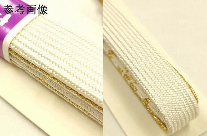 平和屋本店●和装小物　帯締め・帯揚げ・扇子セット　礼装用　手刺繍　高麗組 綾出し　花柄　金彩　亀房付き　逸品　未使用　AABG0766ay