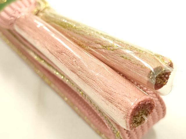 平和屋着物●和装小物　帯締め・帯揚げ・重ね衿セット　絞り　辻が花　高麗組 綾出し　暈し　金糸　金彩　逸品　未使用品あり　AABG0791ay