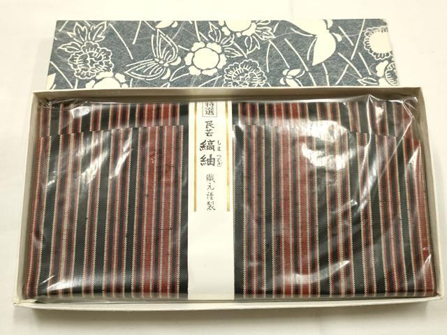 平和屋着物▼和装小物　財布・巾着まとめて10点　紬　絣　米沢織　伊予かすり　逸品　未使用品あり　AABG0792ay