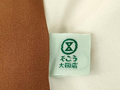 平和屋着物●上質な小紋　格子　そごう扱い　正絹　逸品　AABG0805ck