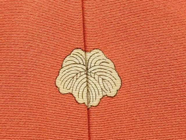 平和屋着物■上質な色無地 樺色 正絹 逸品 AABG0848ck