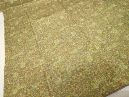 平和屋着物■上質な小紋 花蝶文 正絹 逸品 AABG0857ck