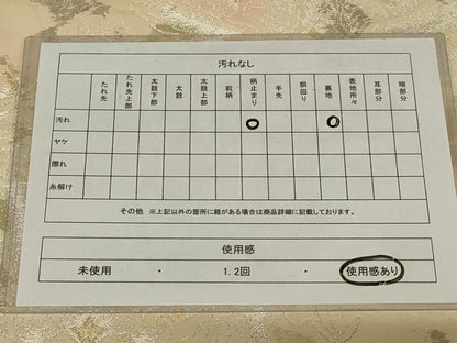 平和屋着物◎六通柄袋帯　洋花文　金銀糸　正絹　逸品　AABG0891ou
