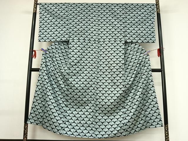 平和屋着物▽男性 小紋 単衣 群鶴 洗える着物 AABG0943jh