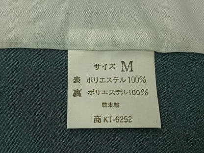 平和屋着物▽小紋 単衣 舞花文 暈し染め 洗える着物 AABG0969jh