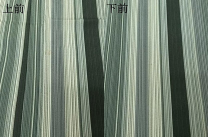 平和屋着物▽小紋 単衣 縞 洗える着物 AABG0970jh