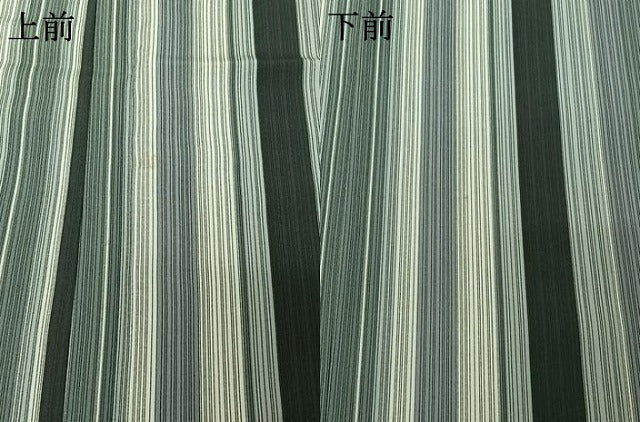 平和屋着物▽小紋 単衣 縞 洗える着物 AABG0970jh