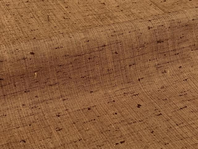 平和屋着物▽上質な紬　単衣　霞文　正絹　逸品　AABG0974jh