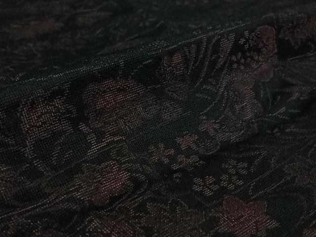 平和屋着物▽道行コート ショール付き スリーシーズン 春夏秋 塵除け 風景流水花文 正絹 逸品 AABG0978jh