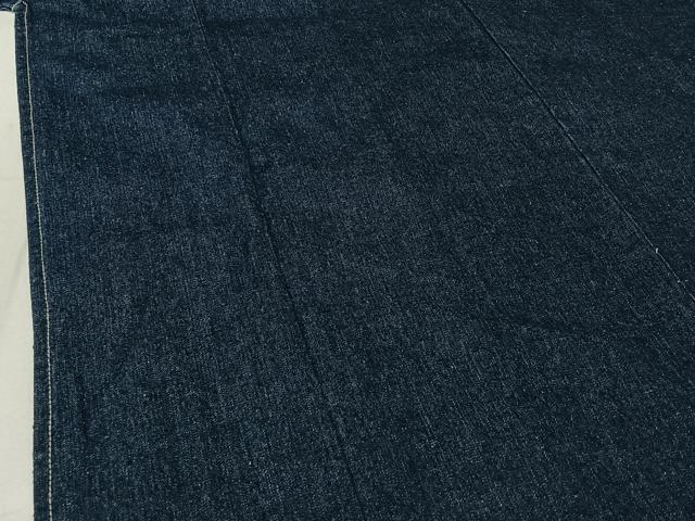 平和屋着物▽デニム着物　単衣　褐返色　AABG0979jh