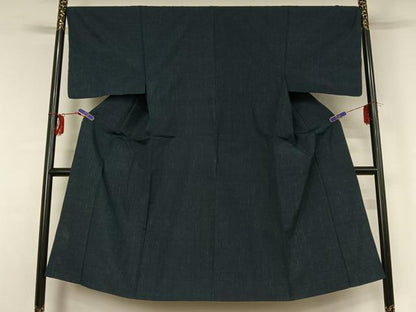 平和屋着物▽男性 紬 単衣 霞文 正絹 逸品 AABG1005jh