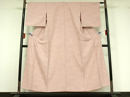 平和屋着物▽上質な小紋 単衣 霞文 暈し染め 正絹 逸品 AABG1009jh