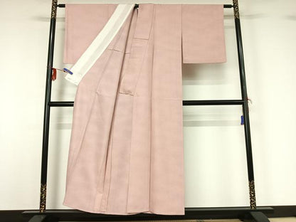 平和屋着物▽上質な小紋 単衣 霞文 暈し染め 正絹 逸品 AABG1009jh