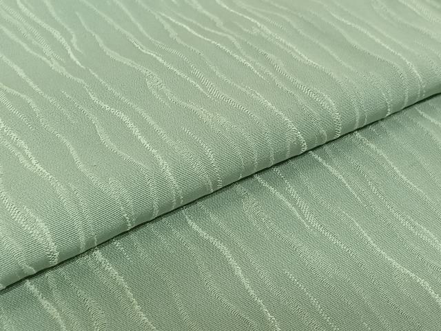 平和屋着物▽上質な小紋 単衣 変わり縞 正絹 逸品 AABG1011jh