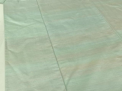 平和屋着物▽紅花紬 米沢 単衣 横段文 正絹 逸品 AABG1012jh