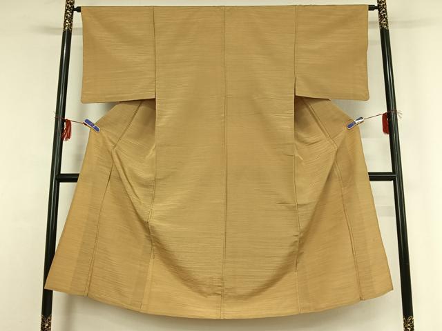 平和屋着物▽男性 紬 単衣 横段文 正絹 逸品 AABG1022jh